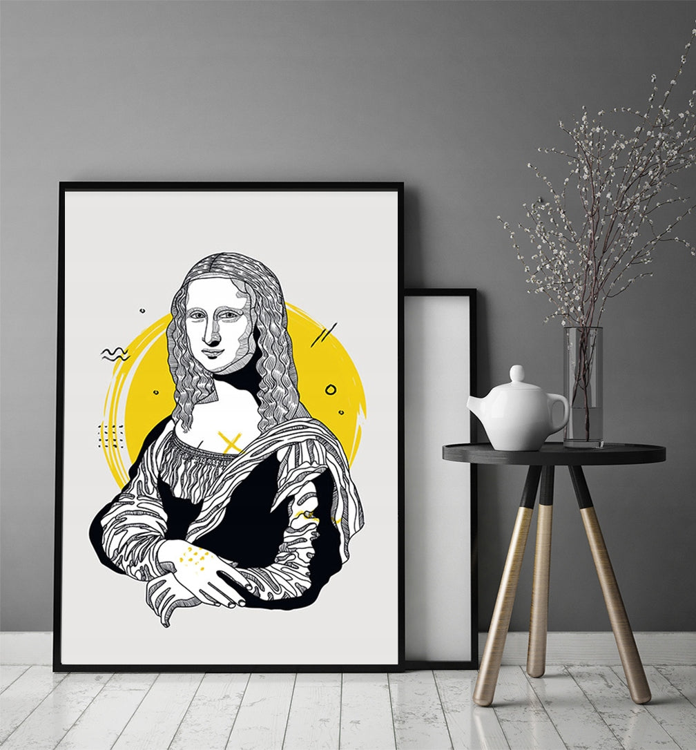 Plakat Mona Lisa 33x43 cm  ForWalls.eu