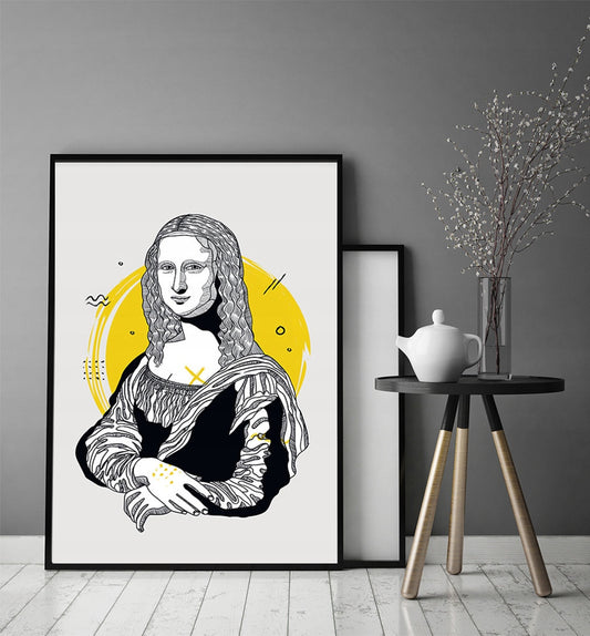 Plakat Mona Lisa 33x43 cm  ForWalls.eu