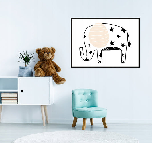 Plakat Słoń 33x43 cm  ForWalls.eu