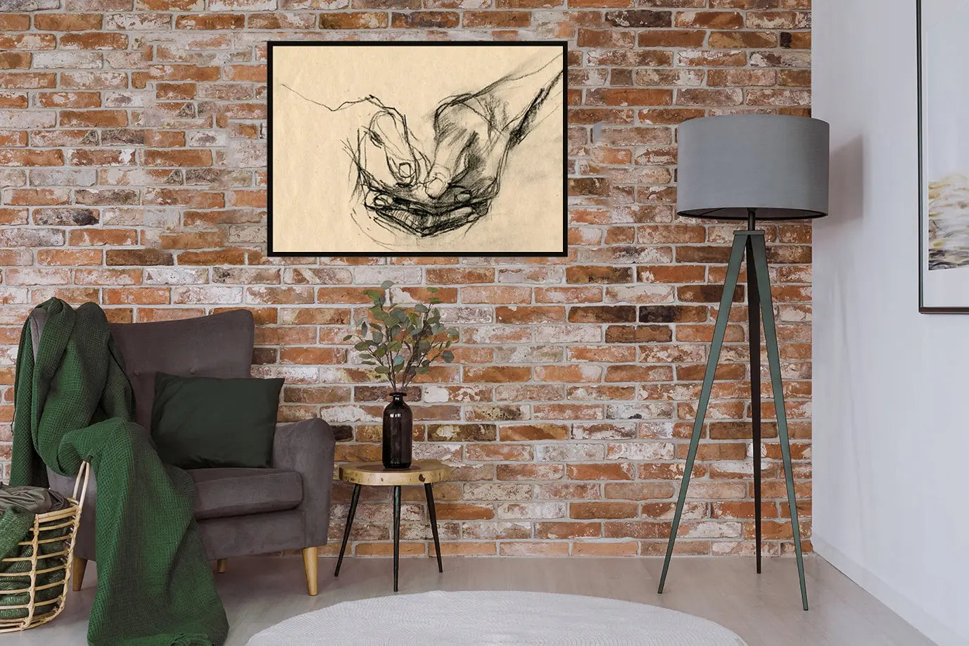 Plakat Dłonie 53x73 cm  ForWalls.eu