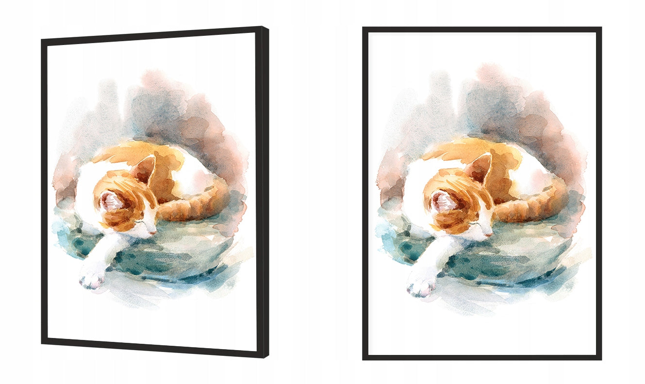 Plakat Kot 33x43 cm  ForWalls.eu