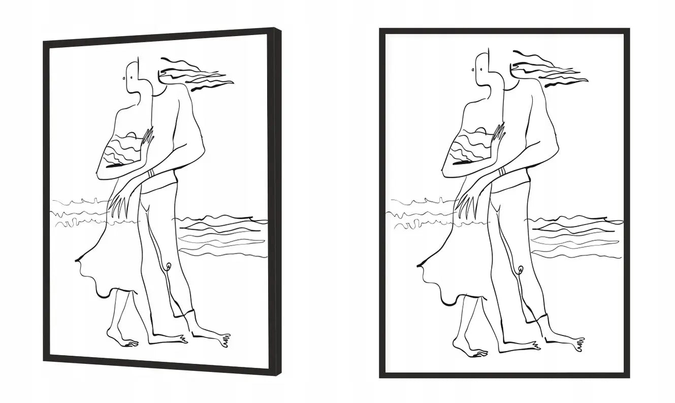 Plakat Line art Oni 33x43 cm - ForWalls.eu