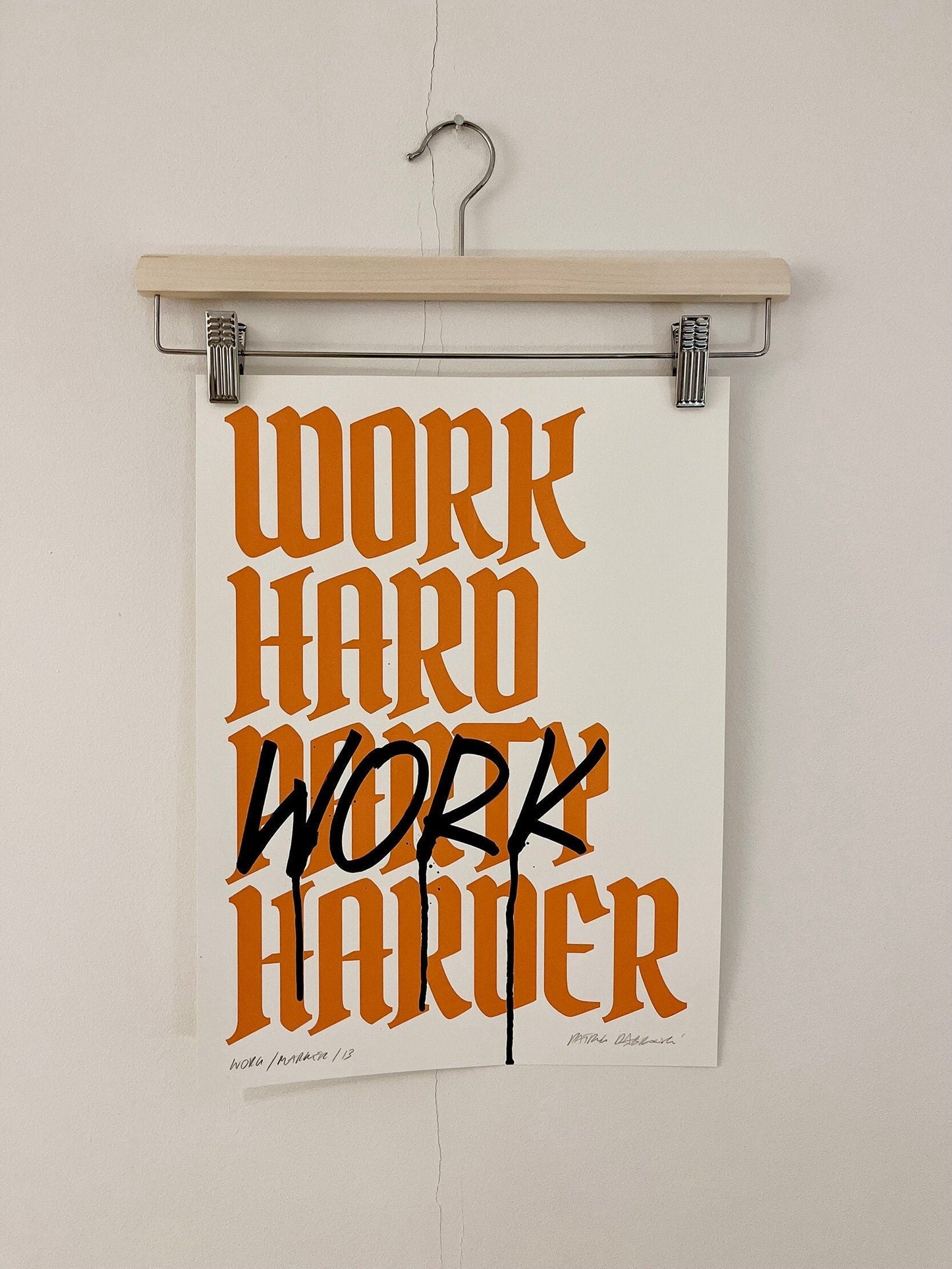 Plakat WORK  ForWalls.eu