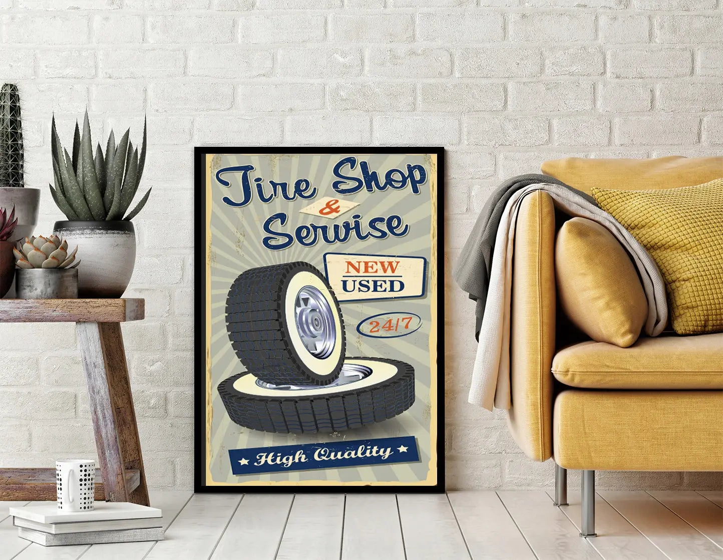 Plakat Garaż 33x43 cm - ForWalls.eu