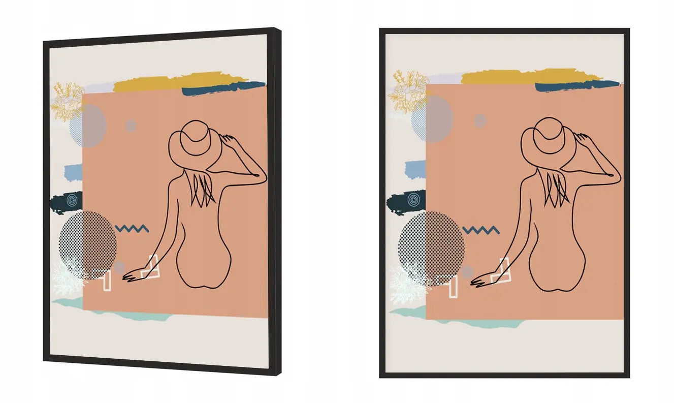 Plakat Line art Ona 33x43 cm - ForWalls.eu