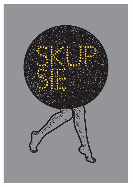 Plakat Skup Się Kibel Kupa - kolorowy  ForWalls.eu