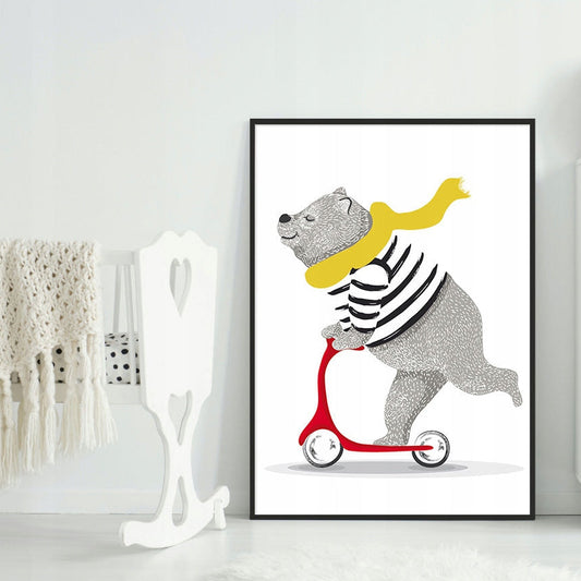 Plakat Miś 33x43 cm  ForWalls.eu