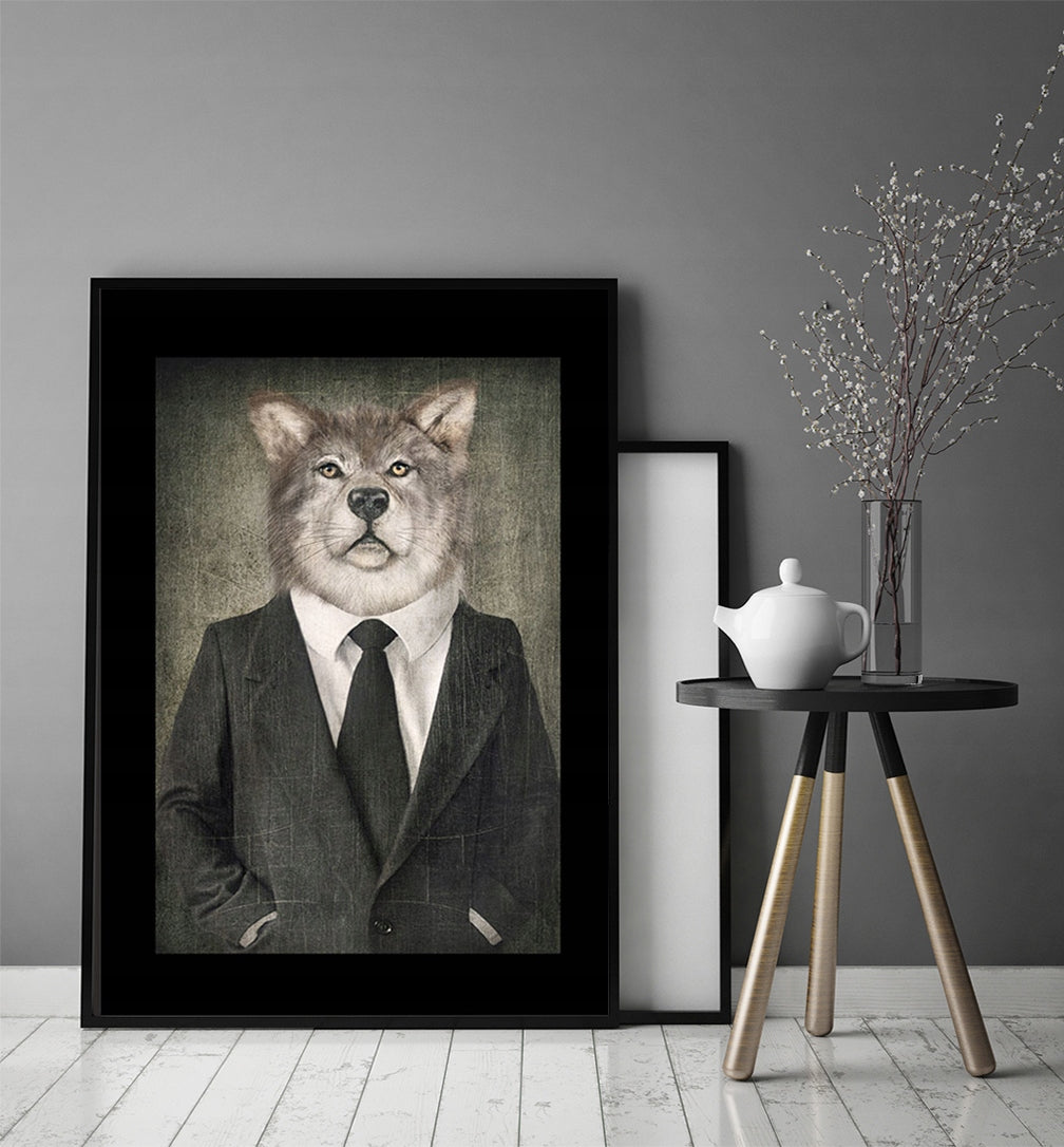 Plakat Wilk 33x43 cm  ForWalls.eu