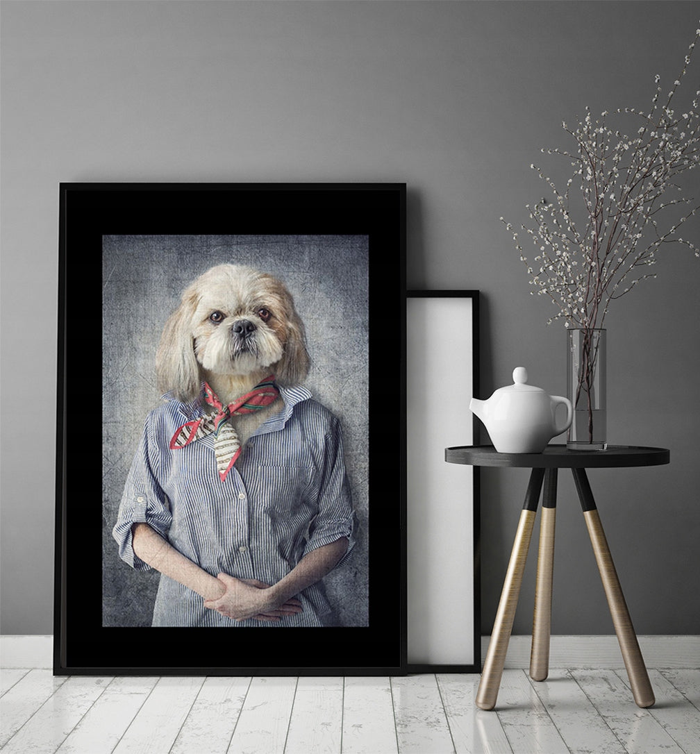 Plakat Pani Pies 33x43 cm  ForWalls.eu