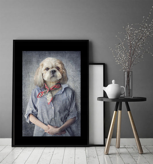 Plakat Pani Pies 33x43 cm  ForWalls.eu