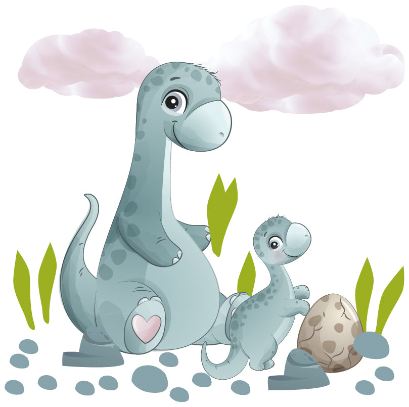 Naklejki na ścianę meble dla dzieci maluchów do pokoju chłopca Dinozaury