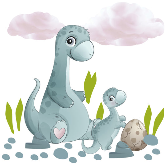 Naklejki na ścianę meble dla dzieci maluchów do pokoju chłopca Dinozaury