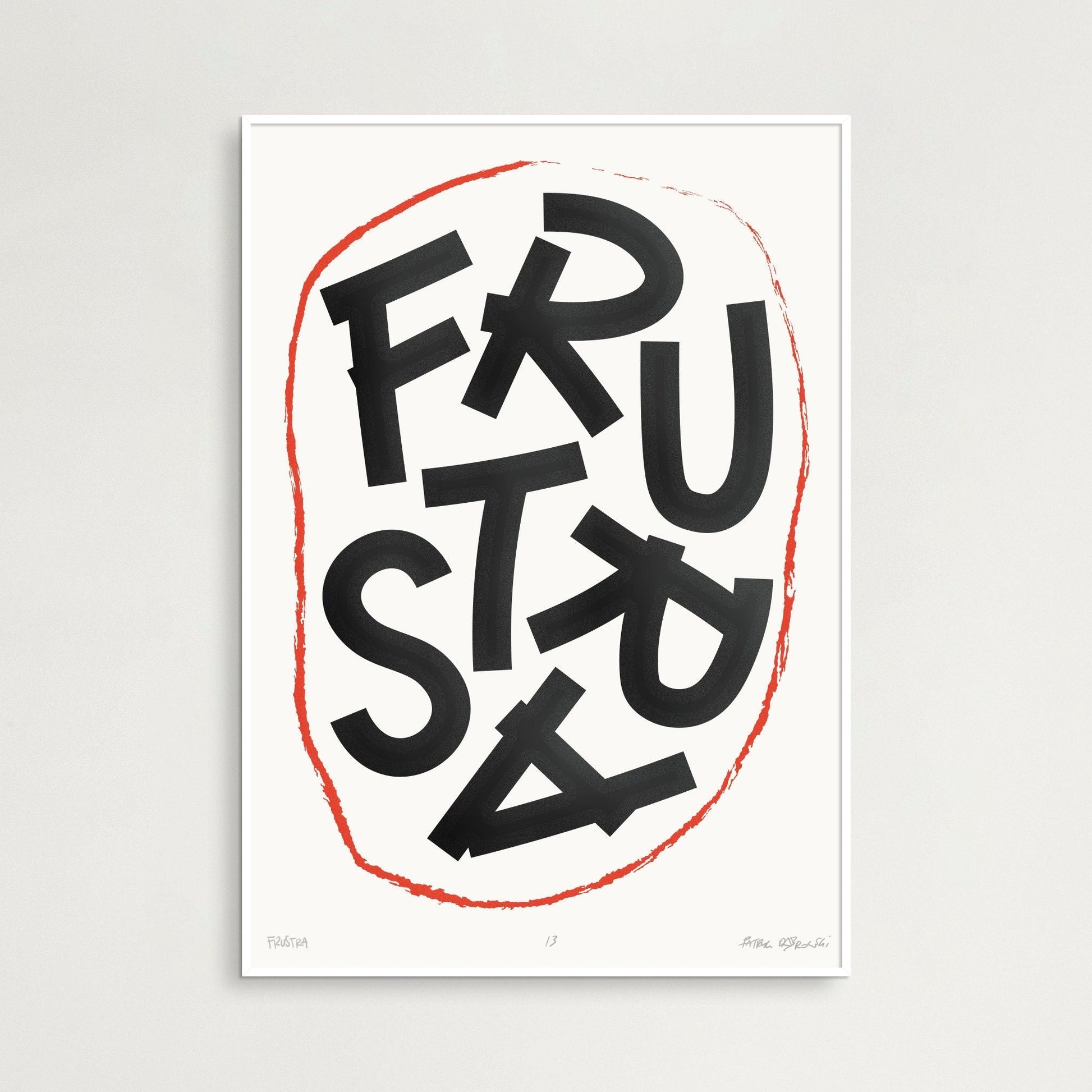 Plakat FRUSTRA  ForWalls.eu