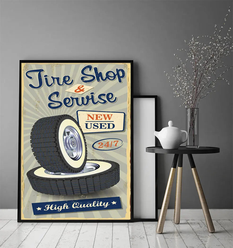 Plakat Garaż 33x43 cm - ForWalls.eu