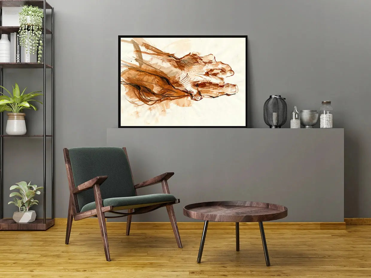 Plakat Dłonie 53x73 cm  ForWalls.eu