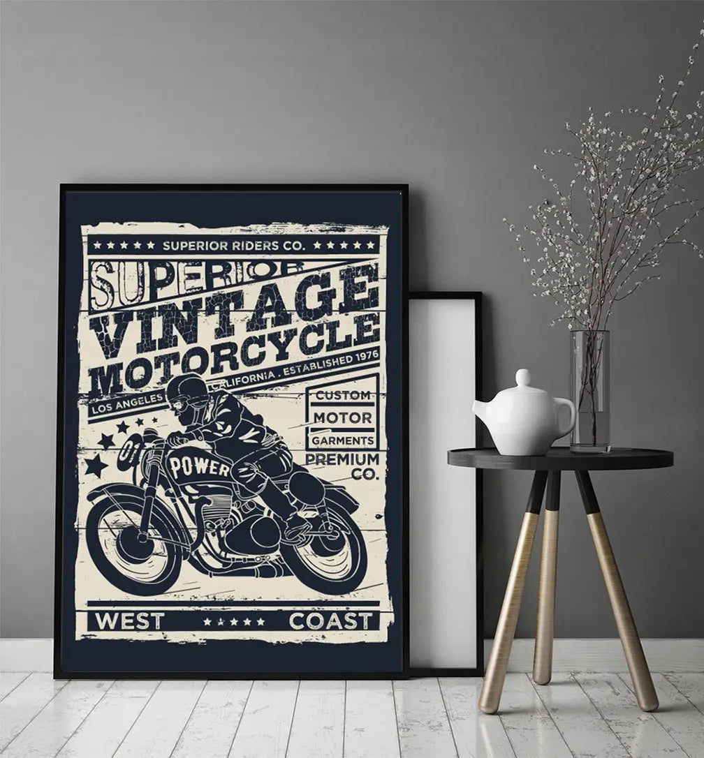 Plakat Garaż Motor 33x43 cm  ForWalls.eu