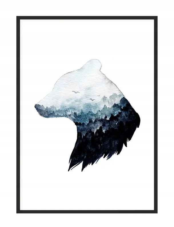 Plakat Niedźwiedź 33x43 cm - ForWalls.eu