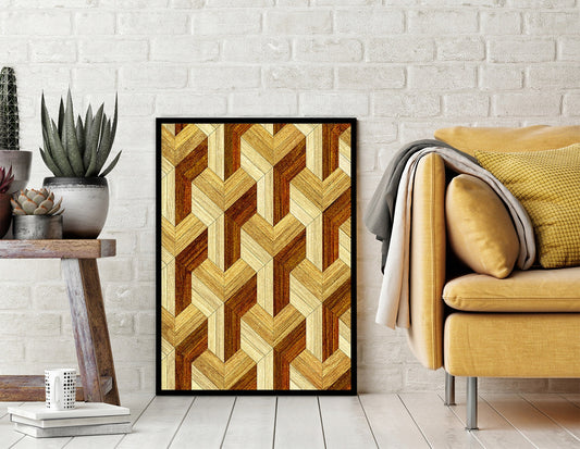 Plakat Drewno 33x43 cm  ForWalls.eu