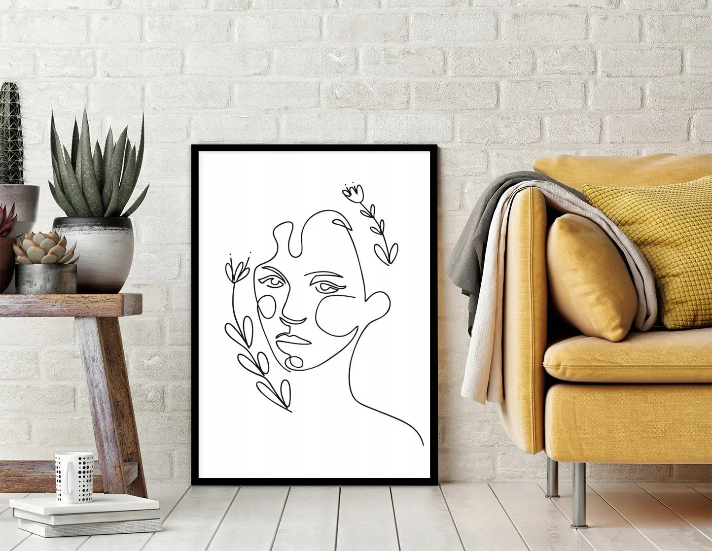 Plakat Line art Ona 33x43 cm - ForWalls.eu