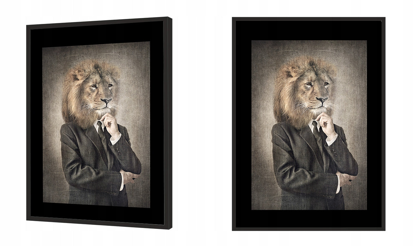 Plakat Lew 33x43 cm  ForWalls.eu