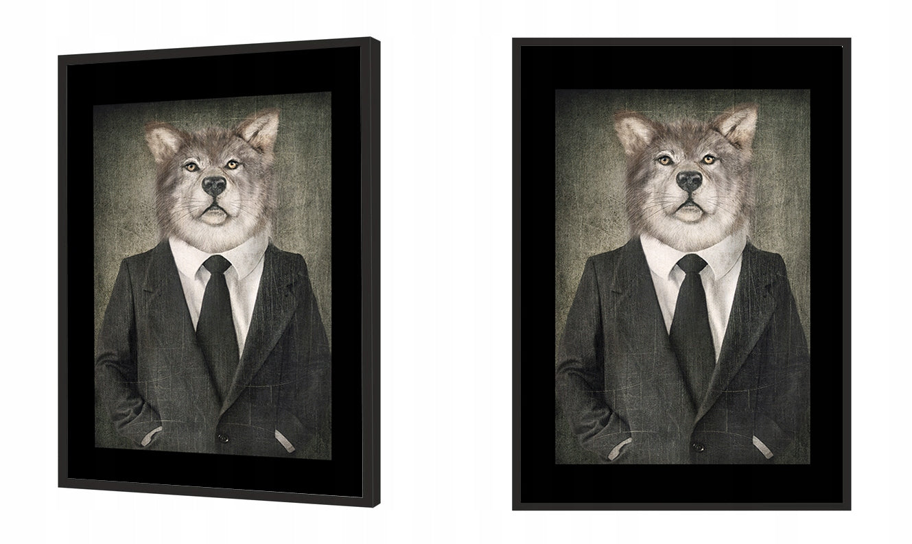Plakat Wilk 33x43 cm  ForWalls.eu