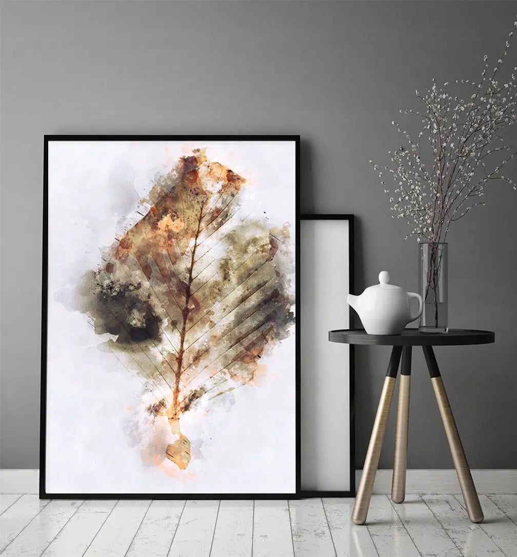 Plakat Liść 53x73 cm  ForWalls.eu