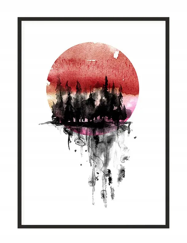 Plakat Las 33x43 cm - ForWalls.eu