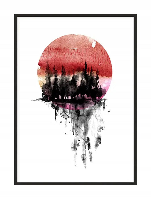 Plakat Las 33x43 cm - ForWalls.eu