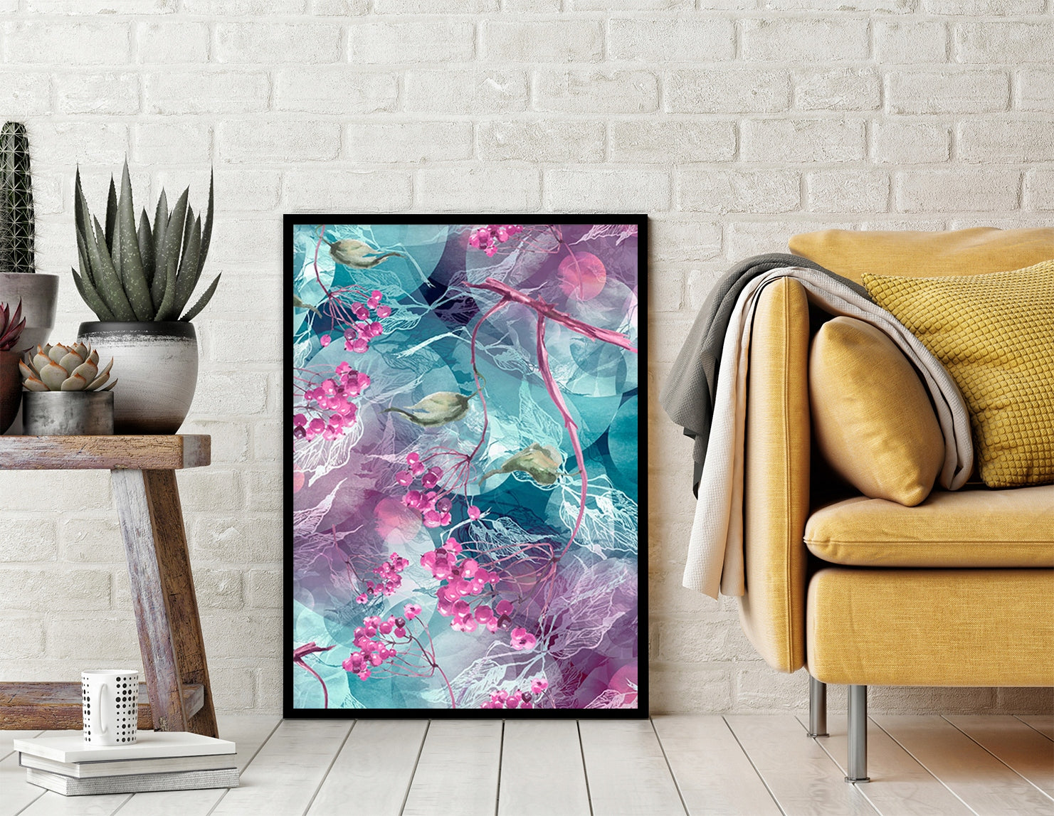 Plakat Kwiatowy 53x73 cm  ForWalls.eu
