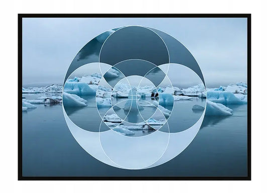 Plakat Geometria Morze 53x73 cm - ForWalls.eu