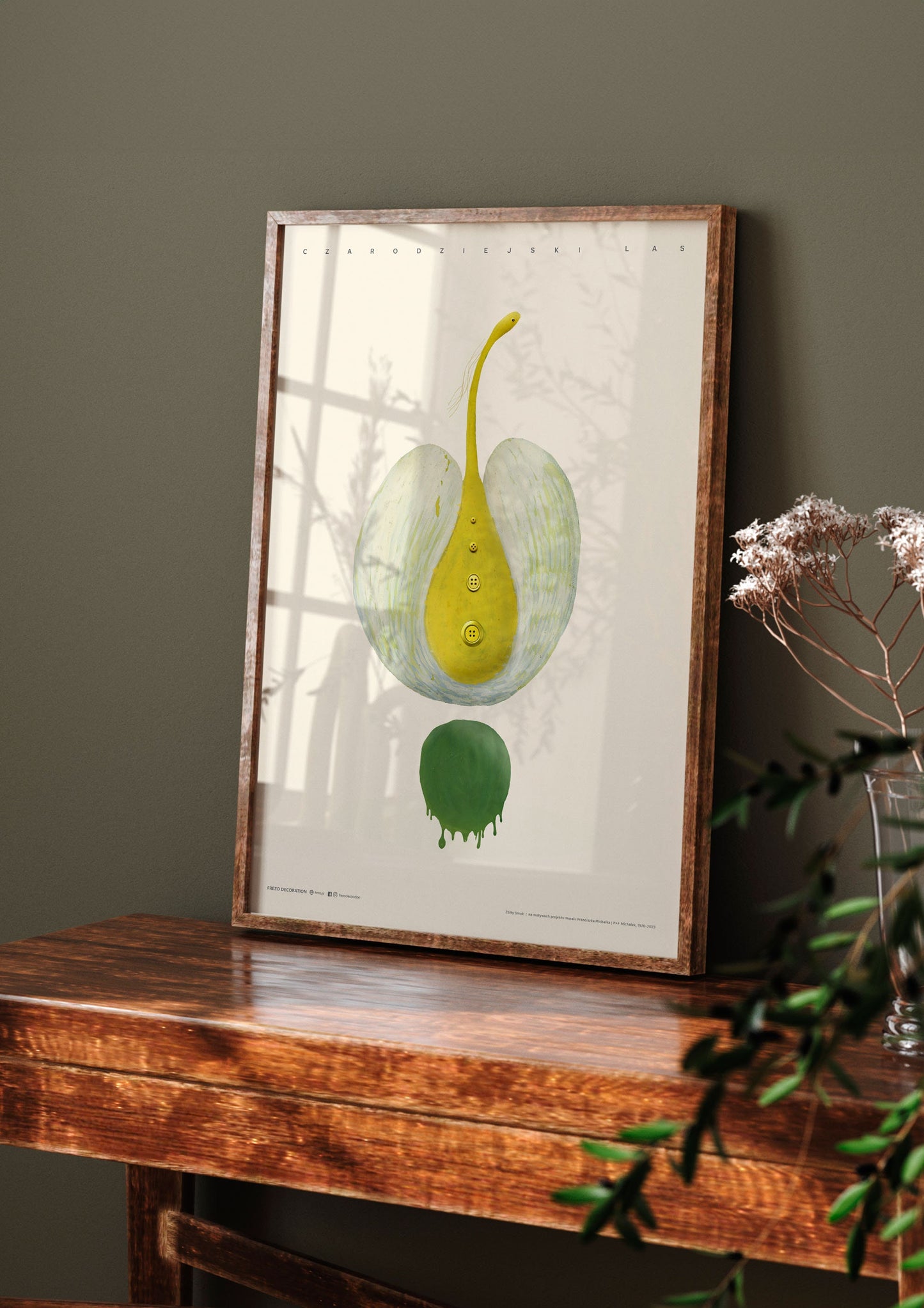 Yellow Dragon | Art Poster by FREZO