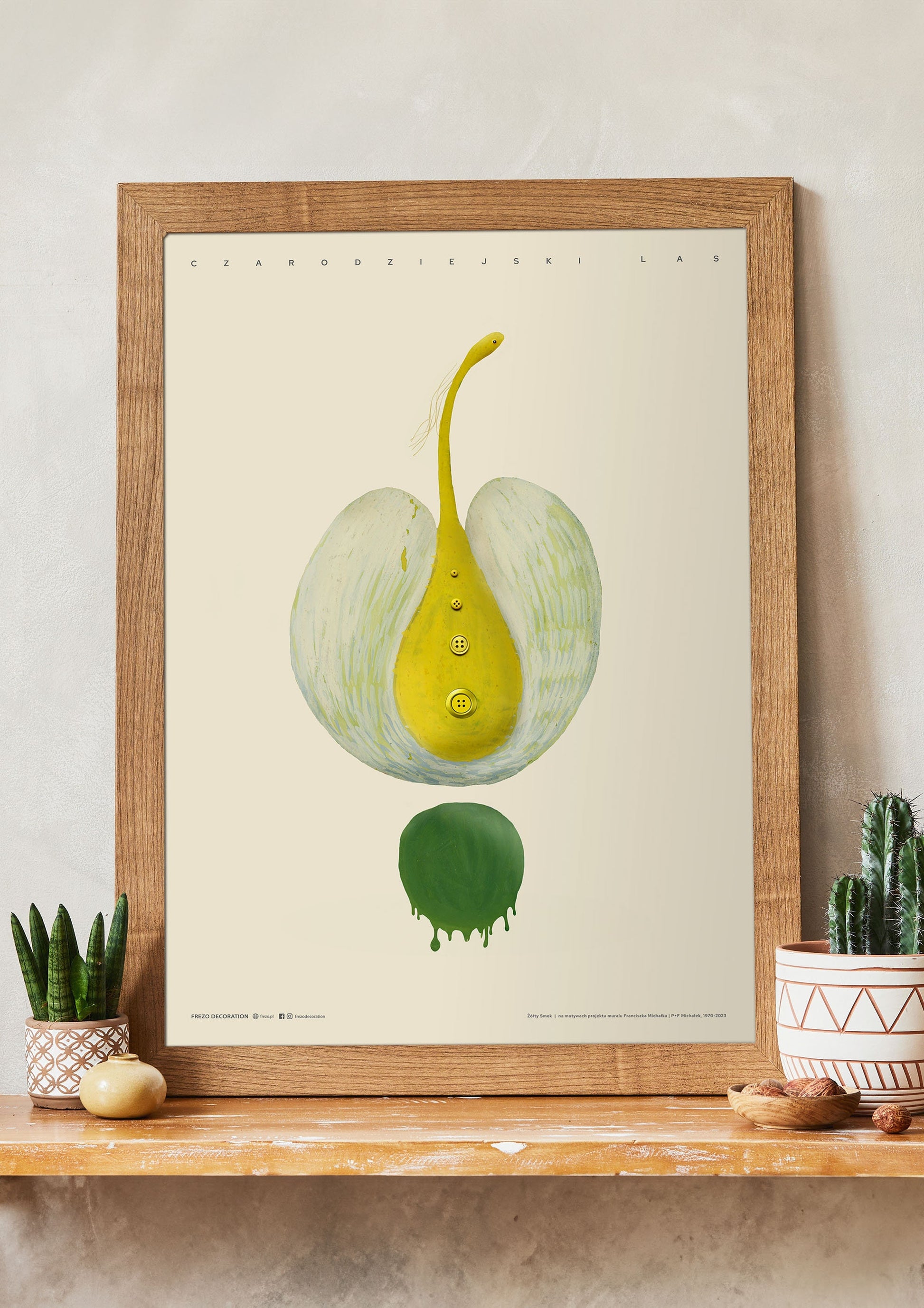 Yellow Dragon | Art Poster by FREZO