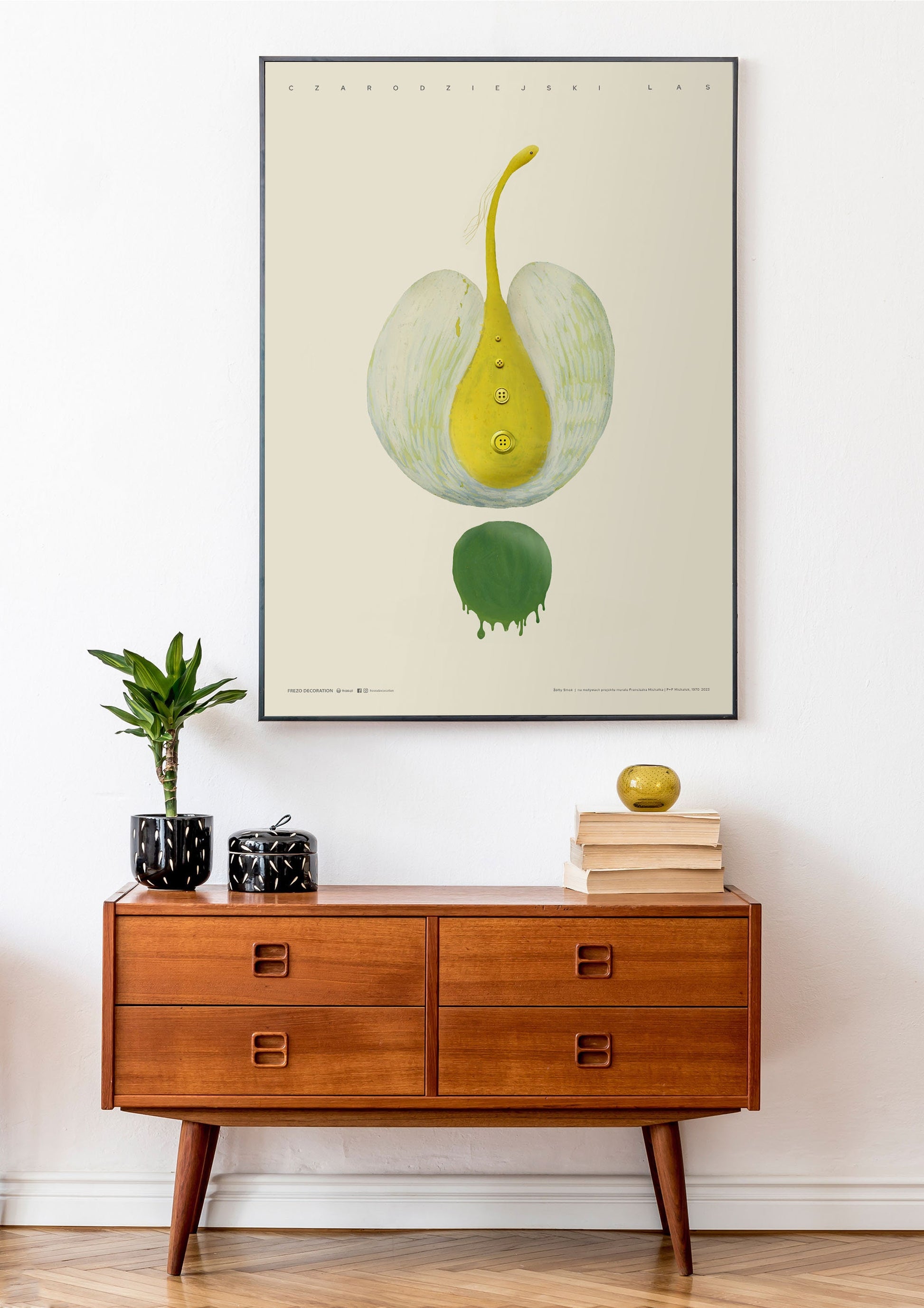 Yellow Dragon | Art Poster by FREZO