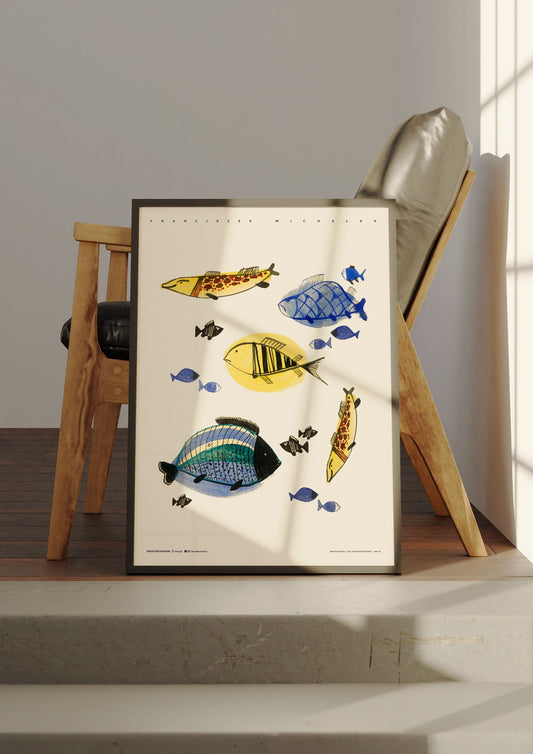 Franciszek's Pond | Art Poster by FREZO