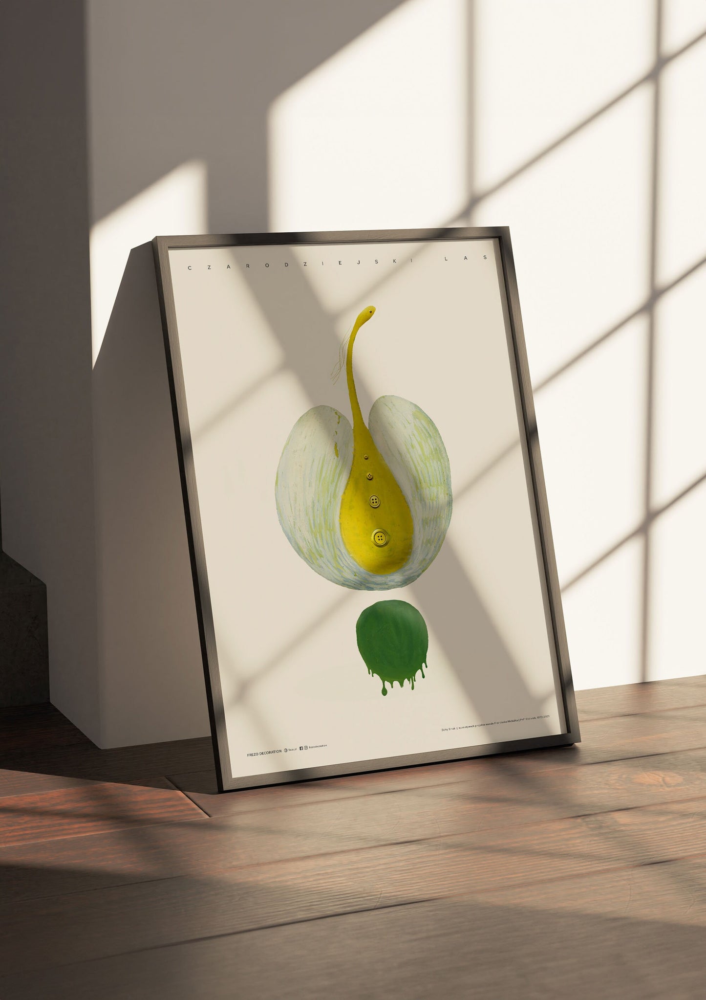 Yellow Dragon | Art Poster by FREZO