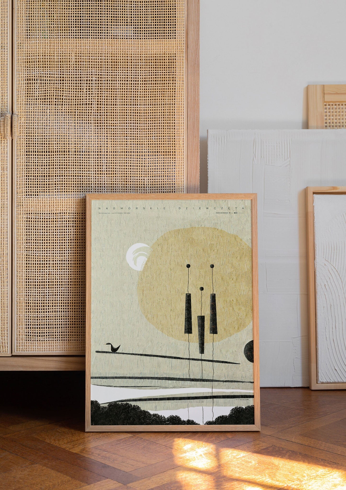 Dawn over the Yodo River | Art Poster by FREZO