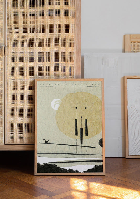Dawn over the Yodo River | Art Poster by FREZO