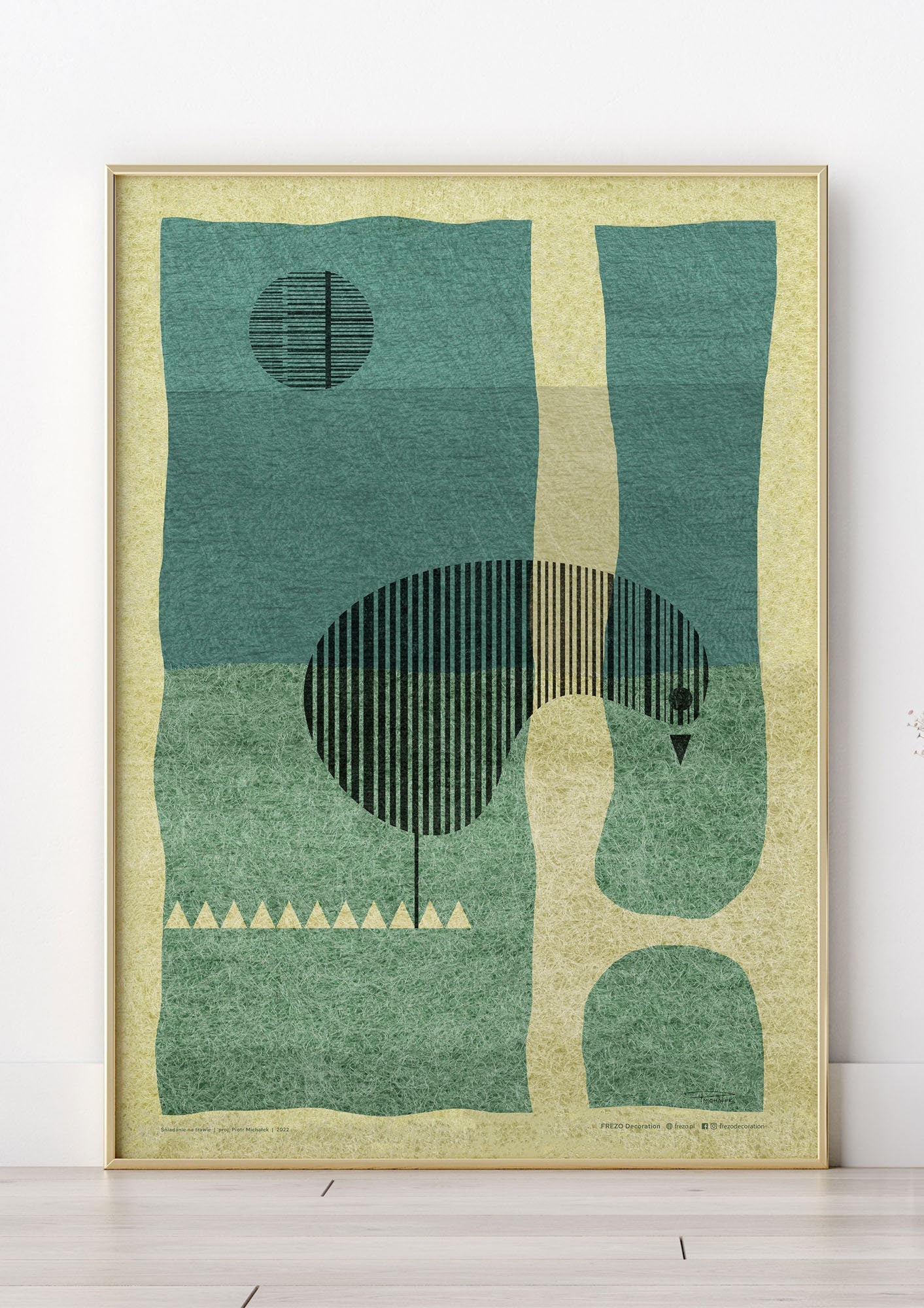 Breakfast on the Grass | Art Poster by FREZO