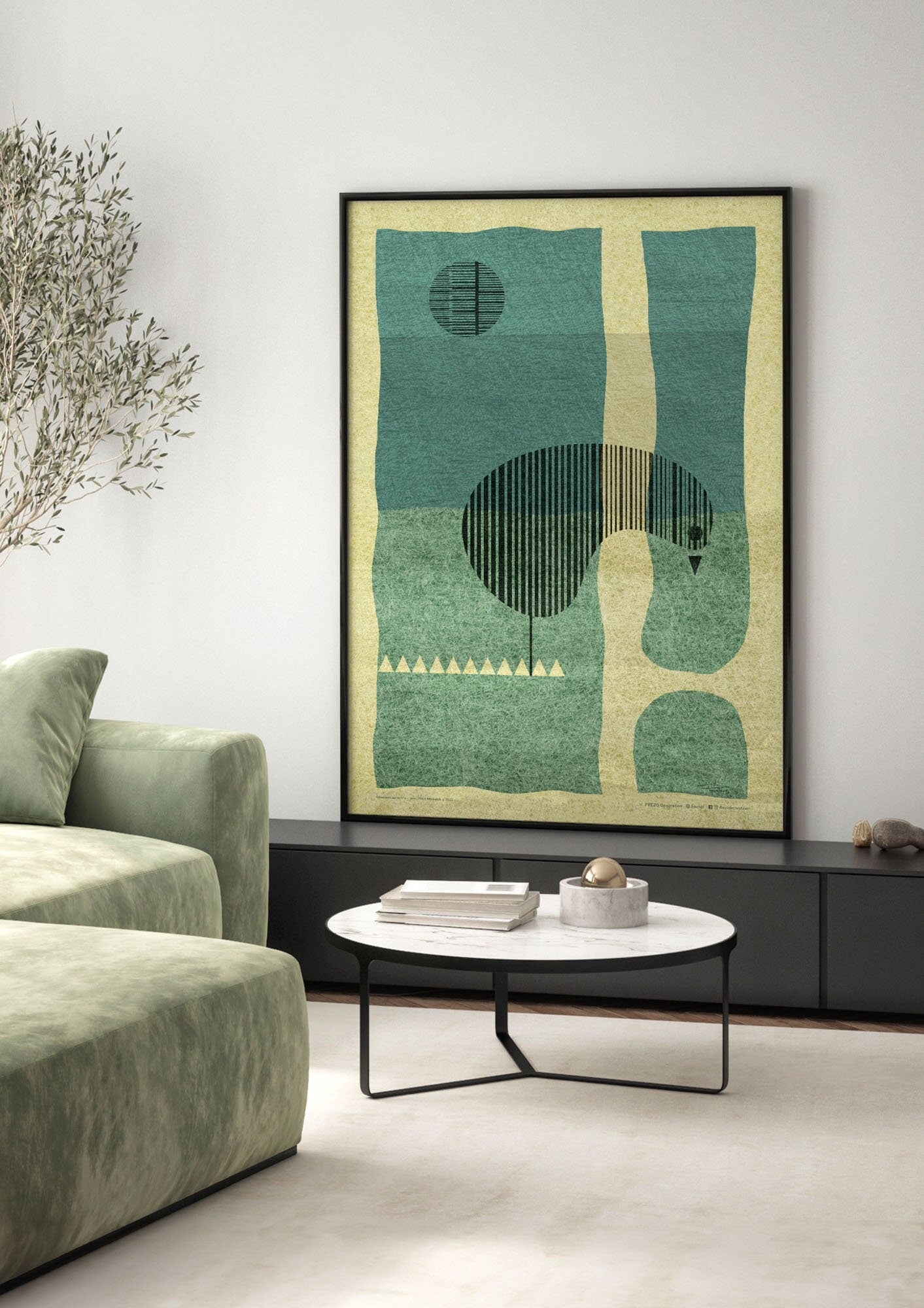 Breakfast on the Grass | Art Poster by FREZO