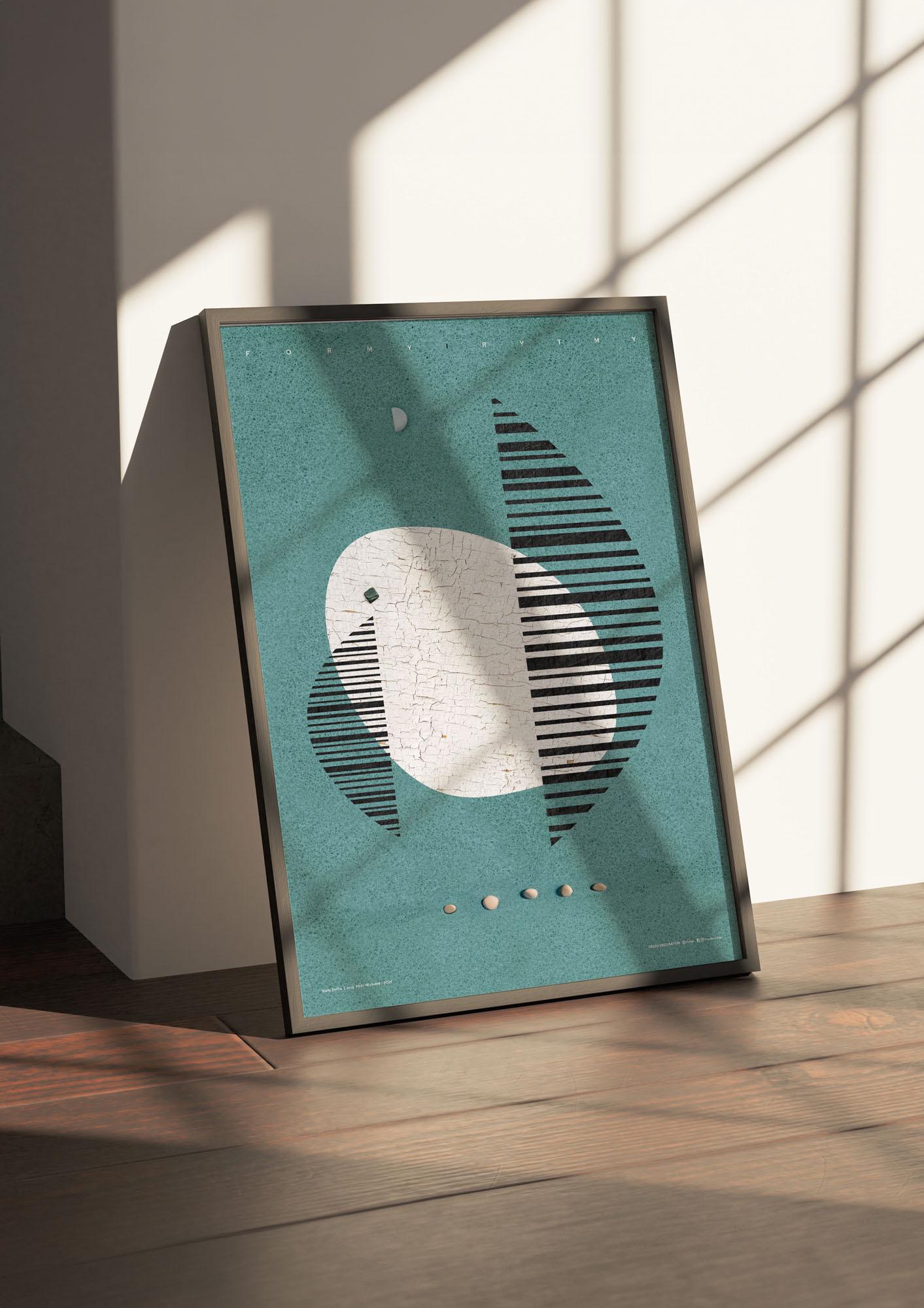 White Dolphin | Art Poster by FREZO