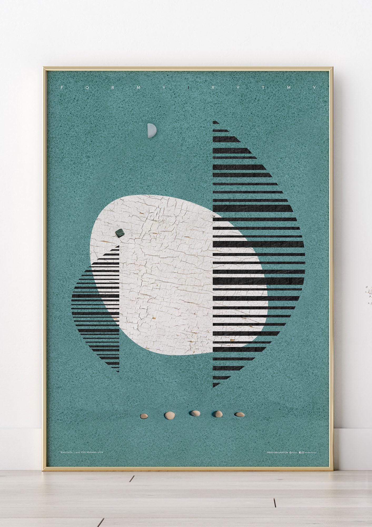 White Dolphin | Art Poster by FREZO