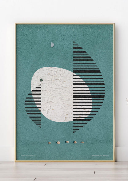 White Dolphin | Art Poster by FREZO