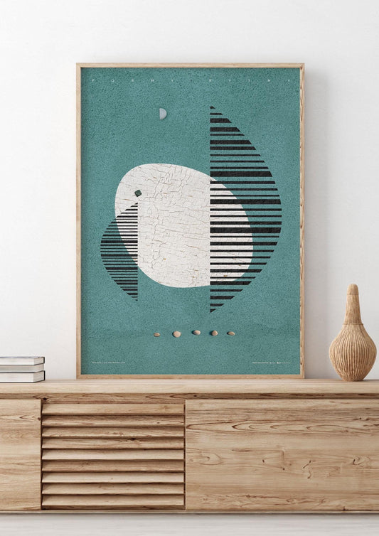 White Dolphin | Art Poster by FREZO