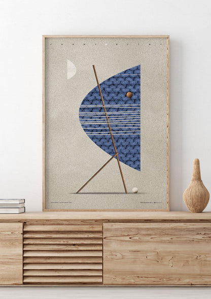 Autumn Golfer | Art Poster by FREZO