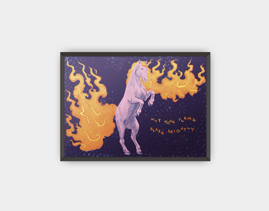 Plakat "Fire Horse"