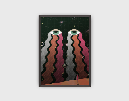 Plakat "Te oczy całym światem"