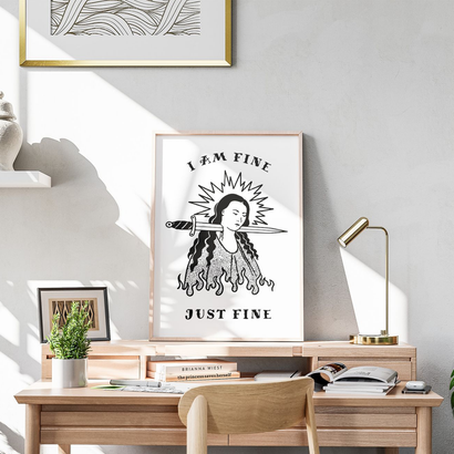 Plakat "I am fine"