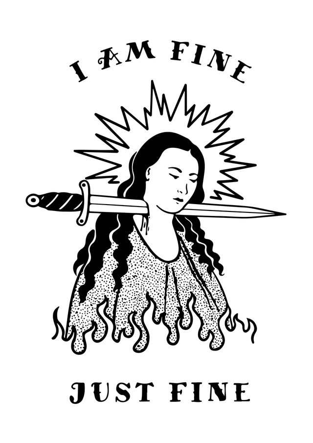 Plakat "I am fine"