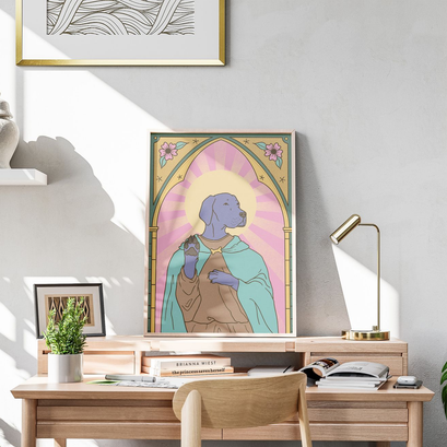 Plakat "Saint Doggo"