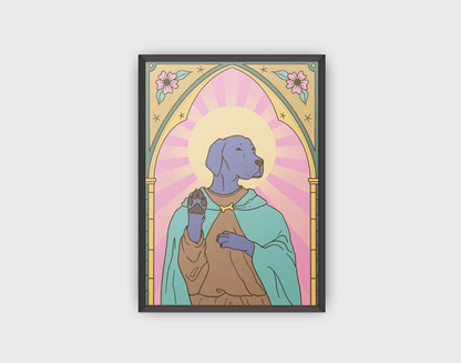 Plakat "Saint Doggo"